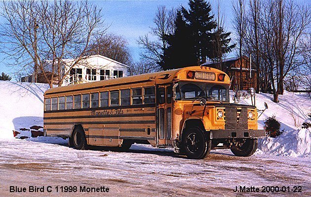 BUS/AUTOBUS: Blue Bird C1 1998 Monette