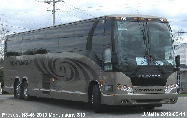 BUS/AUTOBUS: Prevost H3-45 2010 Montmagny