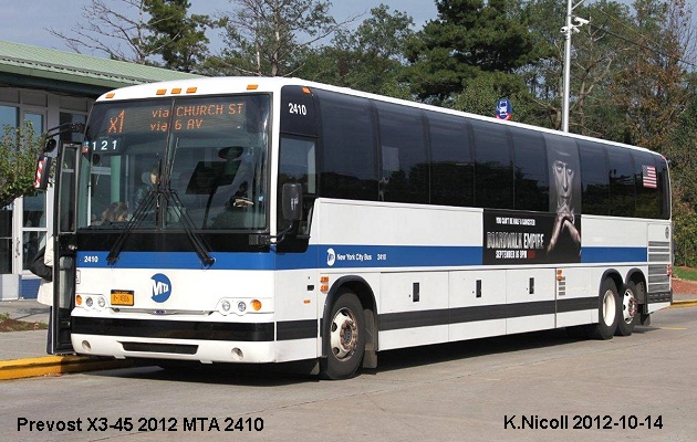 BUS/AUTOBUS: Prevost X3-45 2012 MTA New York