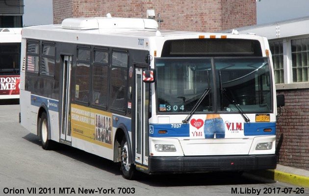 BUS/AUTOBUS: Orion VII 2007 New York MTA