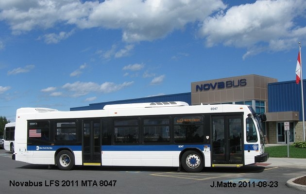 BUS/AUTOBUS: Novabus LFS 2011 MTA
