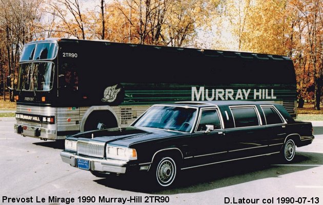 BUS/AUTOBUS: Prevost Mirage 1990 Murray-Hill