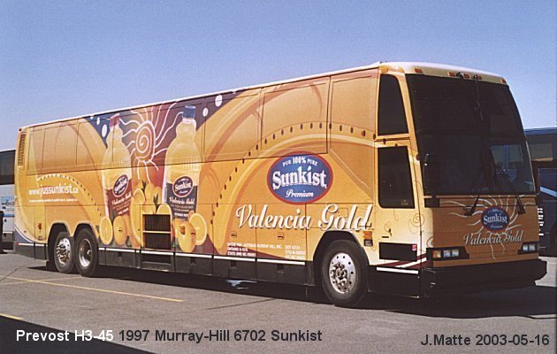 BUS/AUTOBUS: Prevost H3-45 1997 Murray Hill