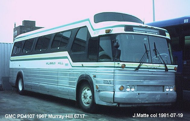 BUS/AUTOBUS: GMC PD4107 1967 Murray Hill