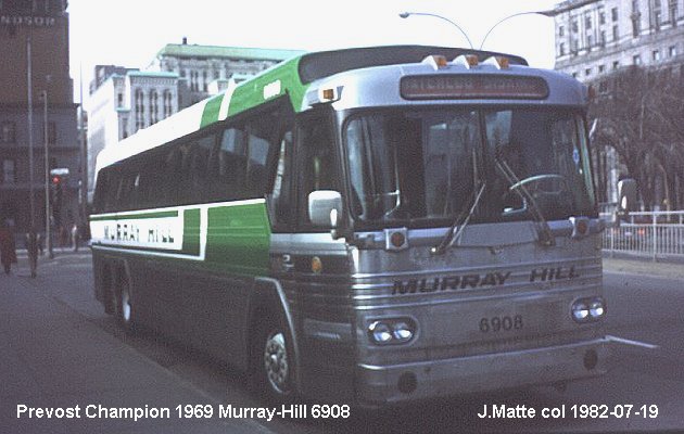 BUS/AUTOBUS: Prevost Champion 1969 Murray Hill