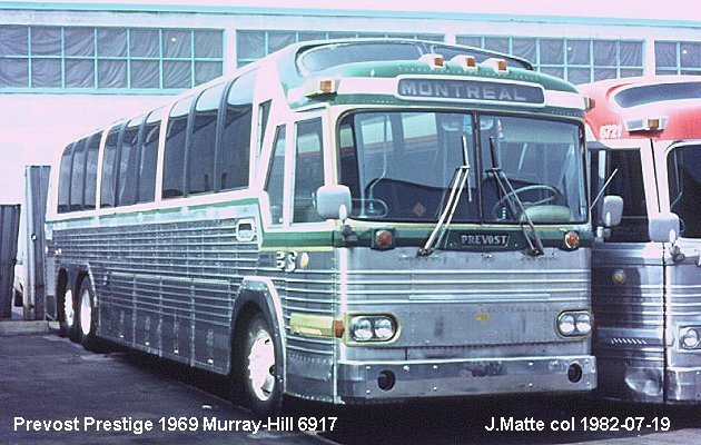 BUS/AUTOBUS: Prevost Prestige 1969 Murray Hill