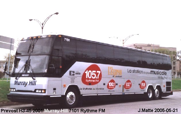 BUS/AUTOBUS: Prevost H3-45 2001 Murray Hill