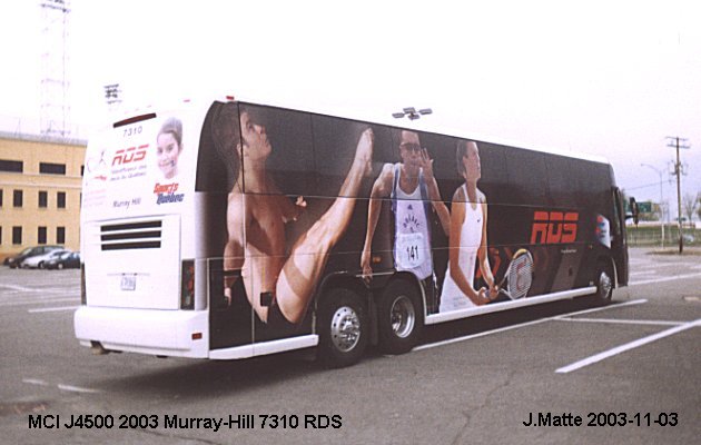 BUS/AUTOBUS: MCI J4500 2003 Murray Hill