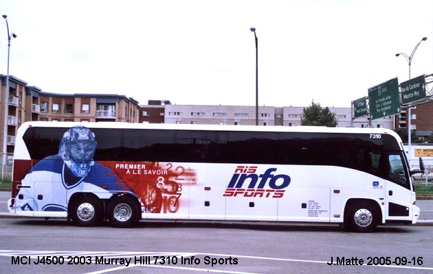 BUS/AUTOBUS: MCI J4500 2003 Murray Hill