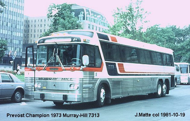 BUS/AUTOBUS: Prevost Champion 1973 Murray Hill