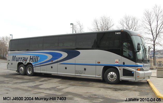 BUS/AUTOBUS: MCI J4500 2004 Murray-Hill