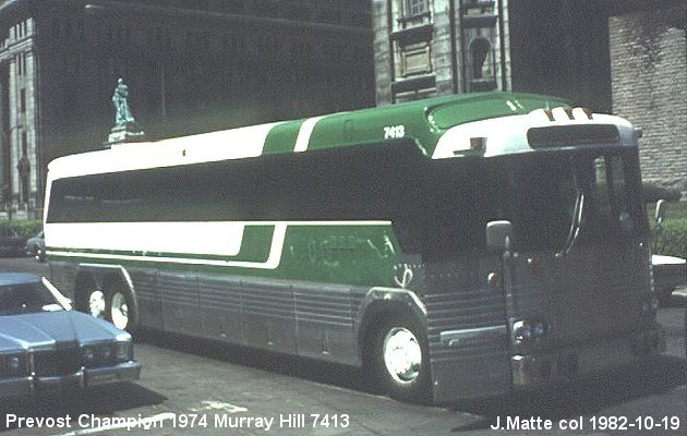 BUS/AUTOBUS: Prevost Champion 1974 Murray-Hill