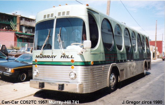 BUS/AUTOBUS: Can-Car CD52TC 1957 Murray-Hill