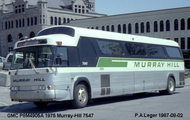 BUS/AUTOBUS: GMC P8M4905 1975 Murray-Hill