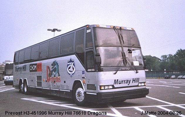 BUS/AUTOBUS: Prevost H3-45 1966 Murray Hill