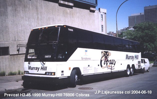 BUS/AUTOBUS: Prevost H3-45 1998 Murray Hill