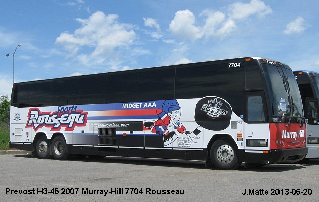 BUS/AUTOBUS: Prevost H3-45 2007 Murray Hill