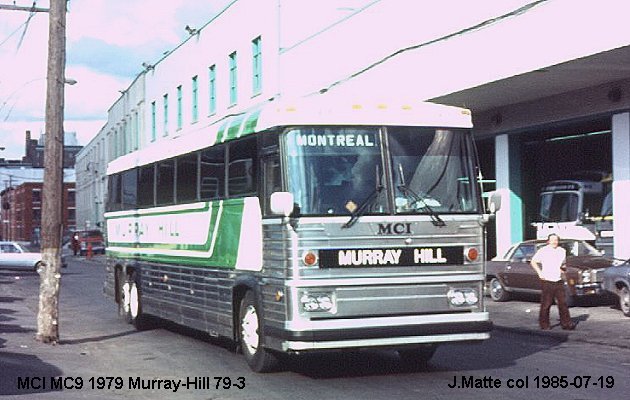 BUS/AUTOBUS: MCI MC 9 1979 Murray Hill