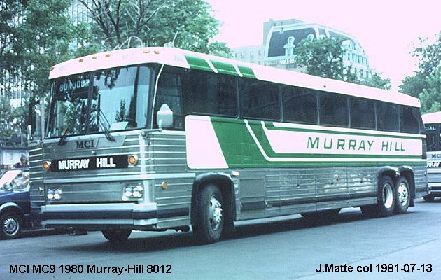 BUS/AUTOBUS: MCI MC 9 1980 Murray Hill