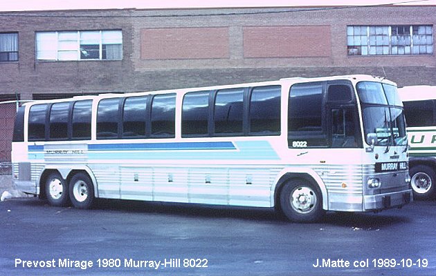 BUS/AUTOBUS: Prevost Le Mirage 1980 Murray Hill