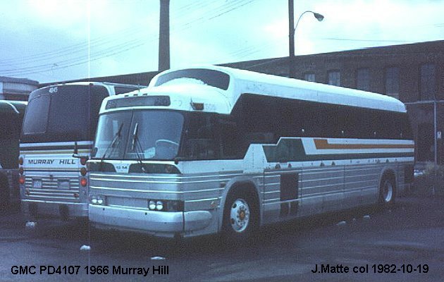 BUS/AUTOBUS: GMC PD4107 1966 Murray Hill