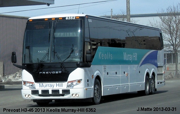 BUS/AUTOBUS: Provincial H3-45 2013 Keolis Murray-Hill