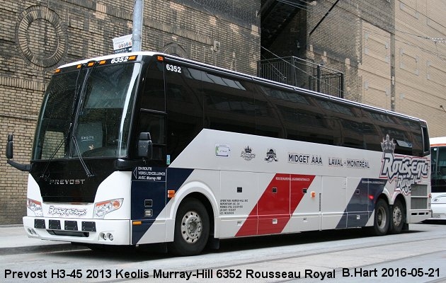 BUS/AUTOBUS: Prevost H3-45 2013 Murray-Hill Keolis