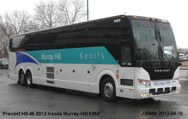 BUS/AUTOBUS: Prevost H3-45 2013 Keolis Murray-Hill