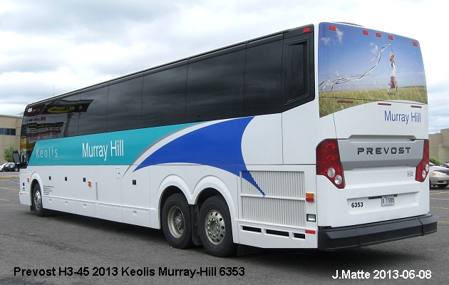 BUS/AUTOBUS: Prevost H3-45 2014 Murray Hill