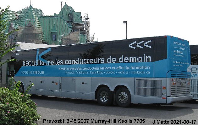 BUS/AUTOBUS: Prevost H3-45 2007 Keolis-Murrayhill