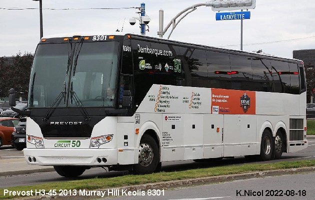 BUS/AUTOBUS: Prevost H3-45 2013 Keolis-Murray Hill