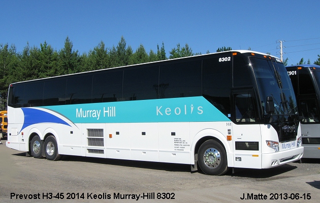 BUS/AUTOBUS: Prevost H3-45 2014 Murray Hill