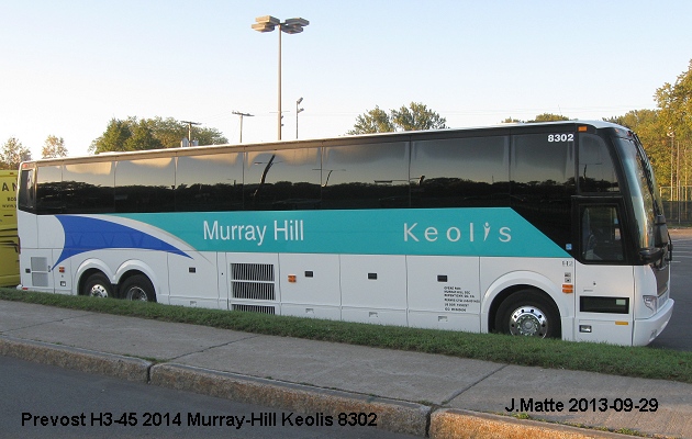 BUS/AUTOBUS: Prevost H3-45 2014 Murray Hill