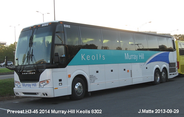 BUS/AUTOBUS: Prevost H3-45 2014 Murray Hill