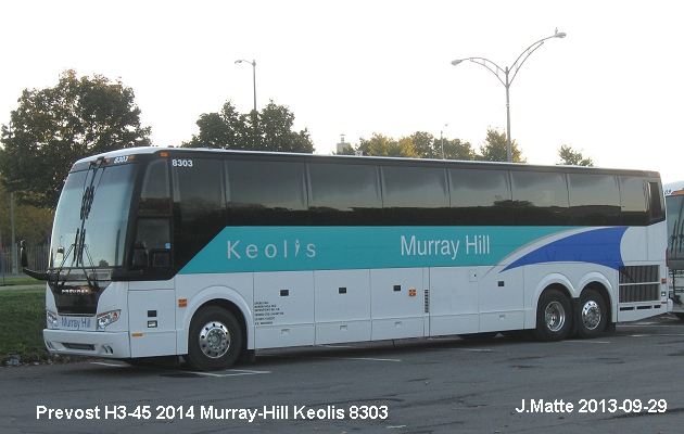 BUS/AUTOBUS: Prevost H3-45 2014 Murray Hill