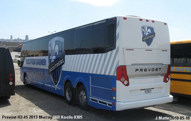 BUS/AUTOBUS: Prevost H3-45 2013 Murray-Hill Keolis