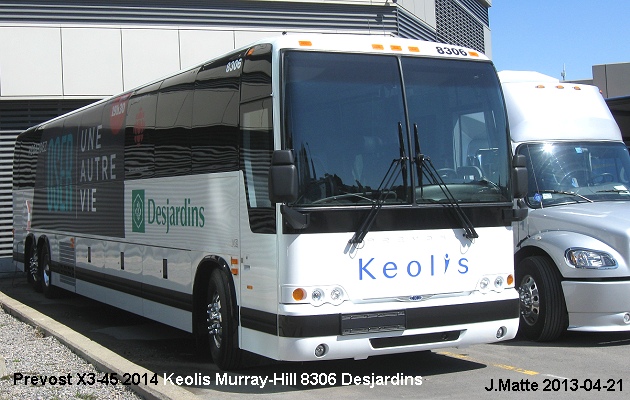 BUS/AUTOBUS: Prevost X3-45 2014 Keolis Murray-Hill