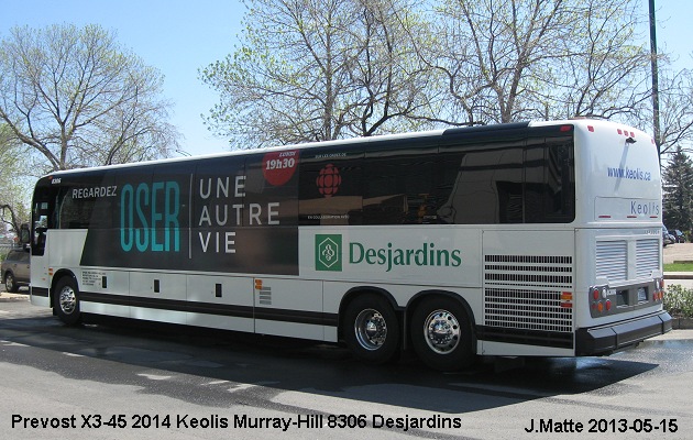 BUS/AUTOBUS: Prevost X3-45 2014 Keolis-Murray Hill