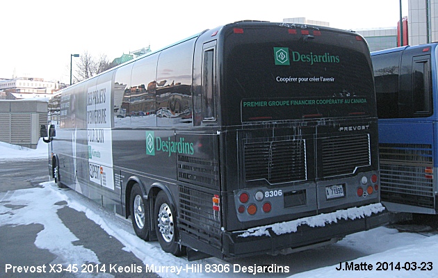 BUS/AUTOBUS: Prevost X3-45 2014 Keolis-Murray Hill