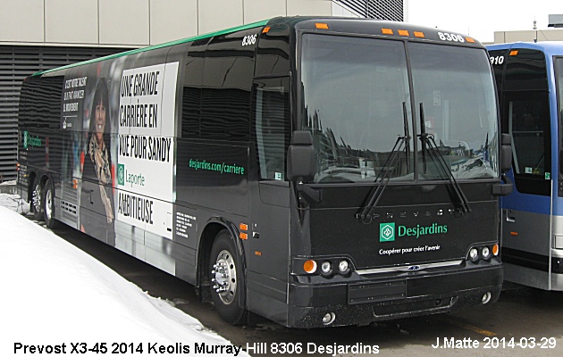 BUS/AUTOBUS: Prevost X3-45 2014 Keolis-Murray Hill