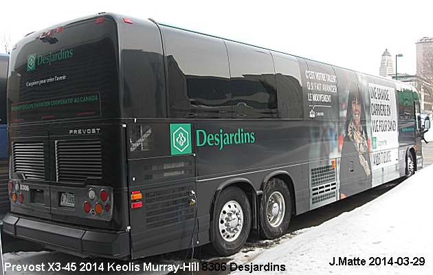 BUS/AUTOBUS: Prevost X3-45 2014 Keolis-Murray Hill