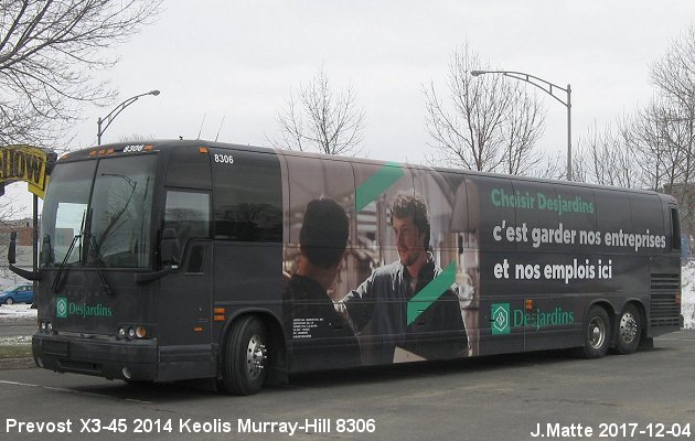 BUS/AUTOBUS: Prevost X3-45 2014 Keolis-Murray Hill