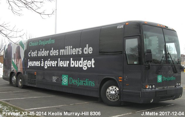 BUS/AUTOBUS: Prevost X3-45 2014 Keolis-Murray Hill