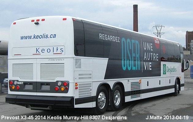 BUS/AUTOBUS: Prevost X3-45 2013 Keolis Murray-Hill