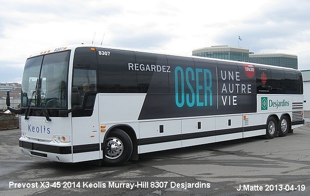 BUS/AUTOBUS: Prevost X3-45 2014 Keolis Murray-Hill