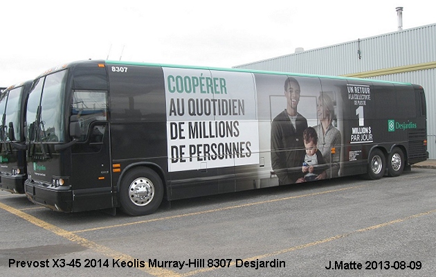 BUS/AUTOBUS: Prevost X3-45 2013 Keolis Murray-Hill