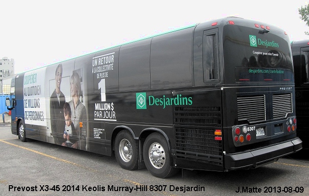 BUS/AUTOBUS: Prevost X3-45 2013 Keolis Murray-Hill