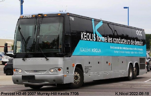 BUS/AUTOBUS: Prevost H3-45 2007 Keolis