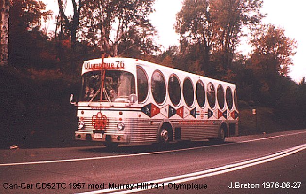 BUS/AUTOBUS: Can-Car CD52TD 1952 Murray-Hill