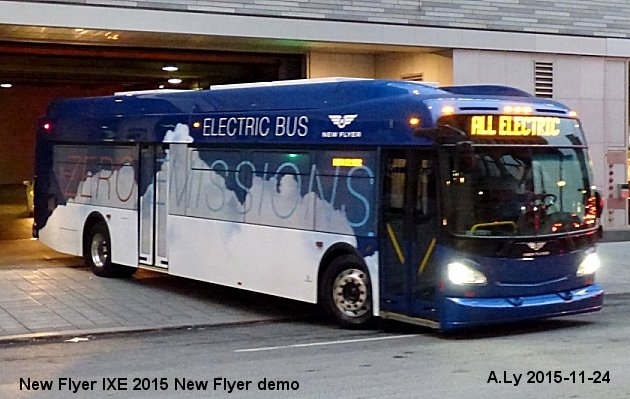 BUS/AUTOBUS: New Flyer IXE 2015 New Flyer